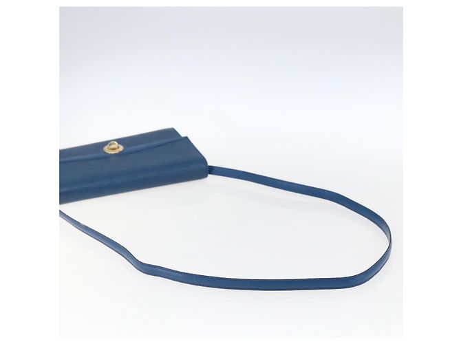 LOUIS VUITTON Epi Pochette Arche Borsa a Spalla Blu M52575 LV Auth ka2567 - vista 7
