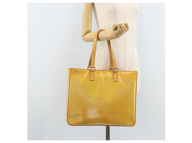 LOUIS VUITTON Monogram Vernis Columbus Tote Bag Grau M91028 LV Auth 172106 - Ansicht 24