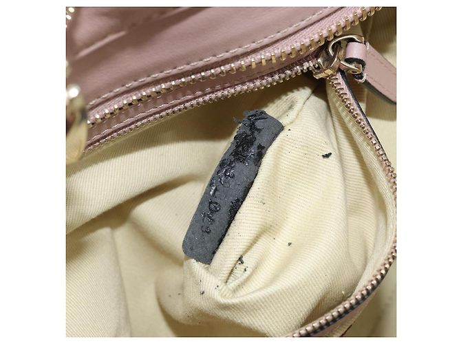 Valentino Borsa Tote in pelle 2 in 1 Rosa Oro Auth BA10420 D'oro - vista 12
