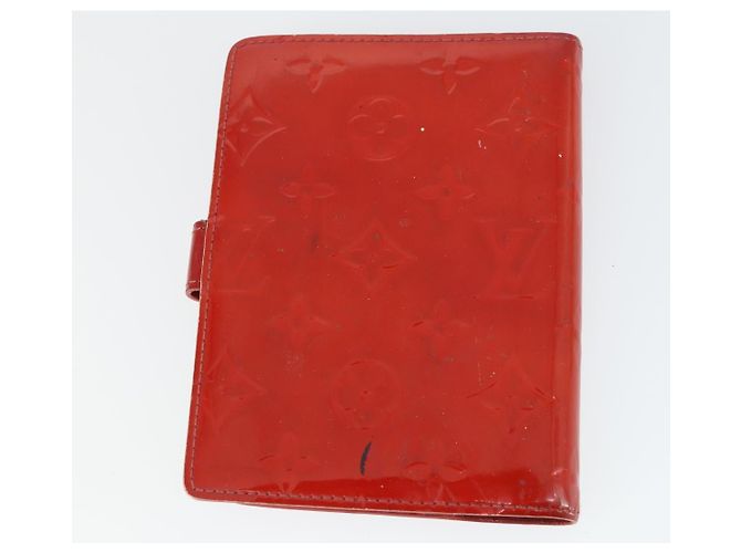 LOUIS VUITTON Agenda PM en Epi Monogram Vernis Cubierta de Día 2 Set Rojo LV Auth bs33370 Roja - vista 11