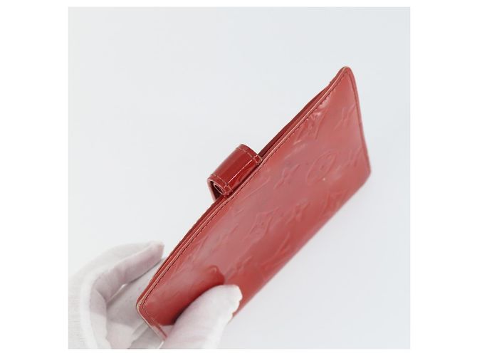 LOUIS VUITTON Agenda PM en Epi Monogram Vernis Cubierta de Día 2 Set Rojo LV Auth bs33370 Roja - vista 12