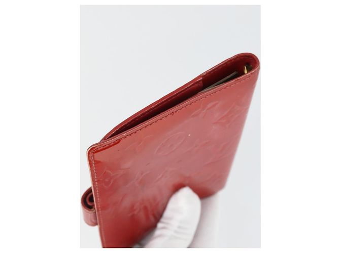 LOUIS VUITTON Agenda PM en Epi Monogram Vernis Cubierta de Día 2 Set Rojo LV Auth bs33370 Roja - vista 13