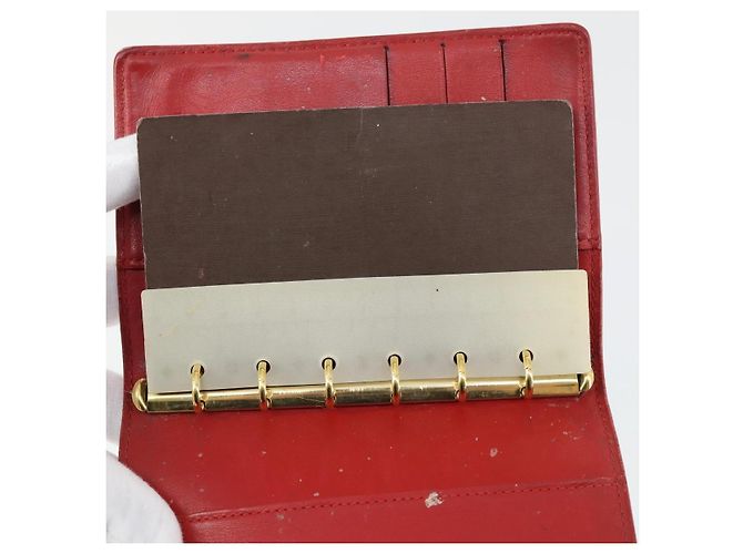 LOUIS VUITTON Agenda PM en Epi Monogram Vernis Cubierta de Día 2 Set Rojo LV Auth bs33370 Roja - vista 17