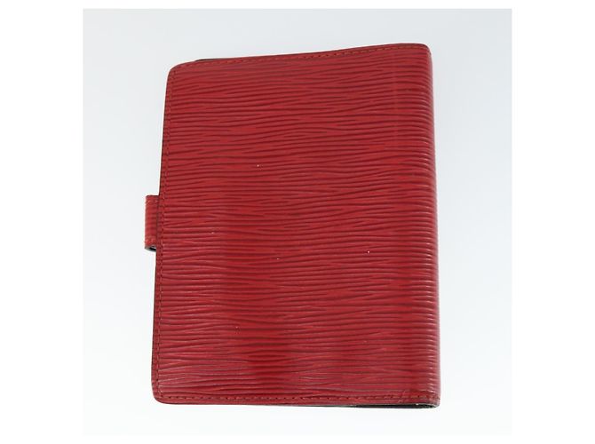 LOUIS VUITTON Agenda PM en Epi Monogram Vernis Cubierta de Día 2 Set Rojo LV Auth bs33370 Roja - vista 3