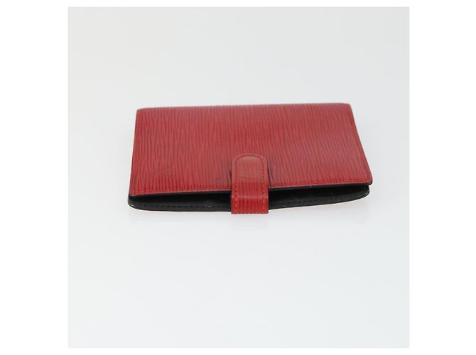 LOUIS VUITTON Agenda PM en Epi Monogram Vernis Cubierta de Día 2 Set Rojo LV Auth bs33370 Roja - vista 4