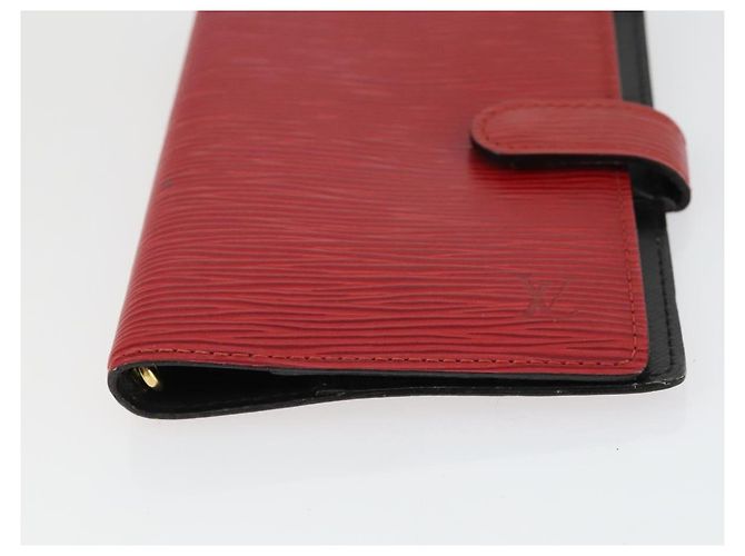 LOUIS VUITTON Agenda PM en Epi Monogram Vernis Cubierta de Día 2 Set Rojo LV Auth bs33370 Roja - vista 6