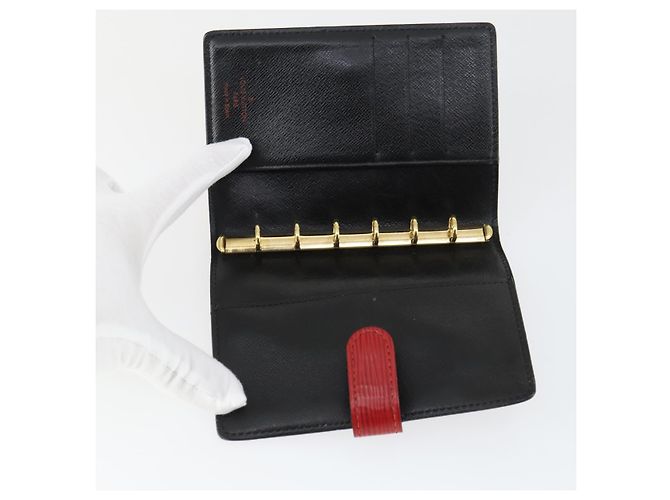 LOUIS VUITTON Agenda PM en Epi Monogram Vernis Cubierta de Día 2 Set Rojo LV Auth bs33370 Roja - vista 8