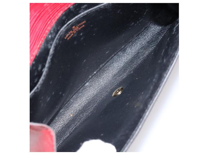 LOUIS VUITTON Clutch Art Déco Epi Rosso M52637 LV Auth ep13508 - vista 10