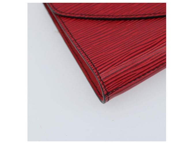 LOUIS VUITTON Clutch Art Déco Epi Rosso M52637 LV Auth ep13508 - vista 14