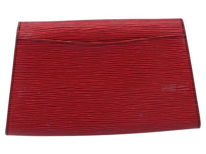 LOUIS VUITTON Clutch Art Déco Epi Rosso M52637 LV Auth ep13508 - vista 2