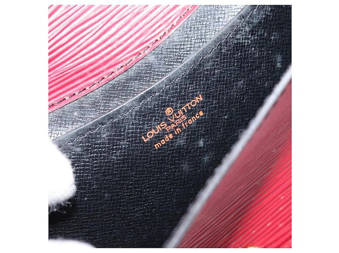 LOUIS VUITTON Clutch Art Déco Epi Rosso M52637 LV Auth ep13508 - vista 9