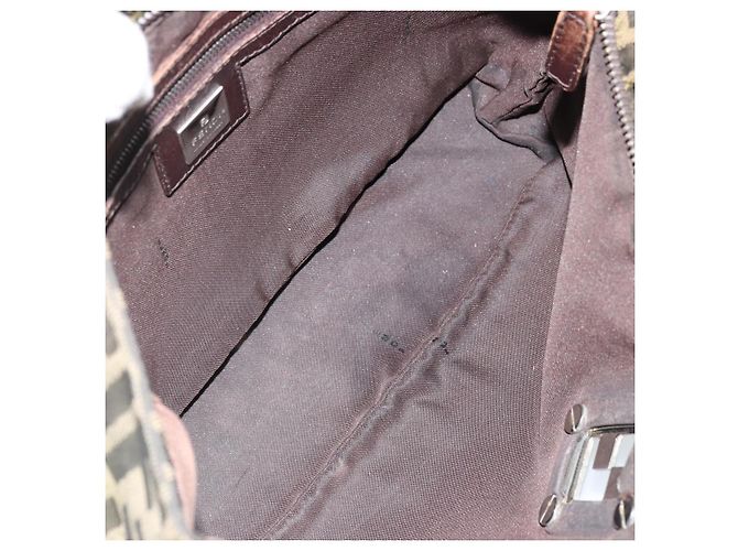 FENDI Zucca Canvas Tote Bag Braun Schwarz Auth ep13557 - Ansicht 10