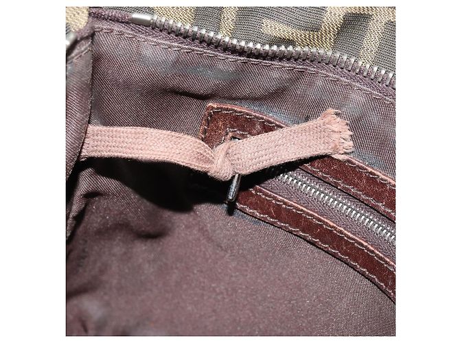 FENDI Zucca Canvas Tote Bag Braun Schwarz Auth ep13557 - Ansicht 11