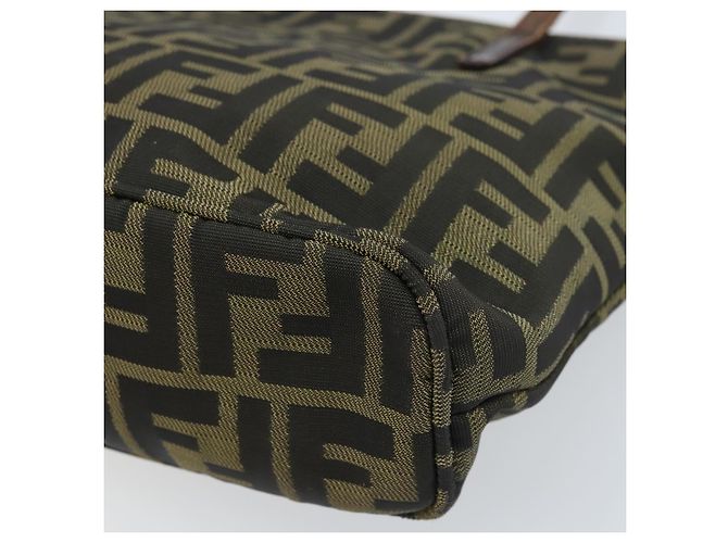 FENDI Zucca Canvas Tote Bag Braun Schwarz Auth ep13557 - Ansicht 16