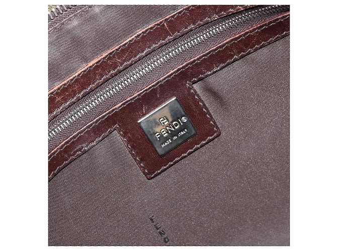 FENDI Zucca Canvas Tote Bag Braun Schwarz Auth ep13557 - Ansicht 18