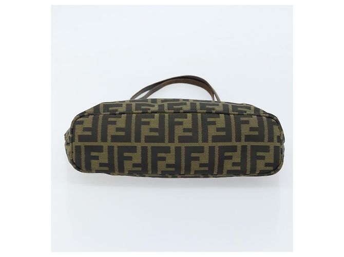 FENDI Zucca Canvas Tote Bag Braun Schwarz Auth ep13557 - Ansicht 5