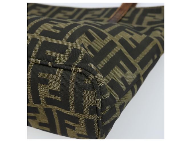FENDI Zucca Canvas Tote Bag Braun Schwarz Auth ep13557 - Ansicht 8