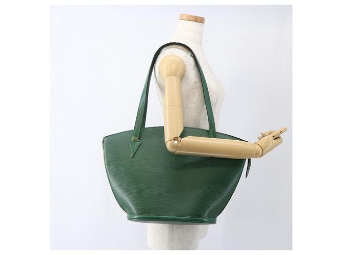 LOUIS VUITTON Borsa da Shopping Epi Saint Jacques Verde M52274 LV Auth 173655 - vista 23