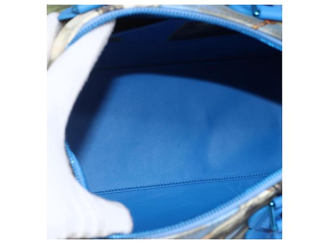 LOUIS VUITTON Coleção Masters RUBENS Bolsa Speedy 30 Azul M43305 Auth 165359SM - vista 10