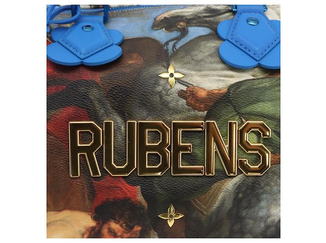 LOUIS VUITTON Coleção Masters RUBENS Bolsa Speedy 30 Azul M43305 Auth 165359SM - vista 18