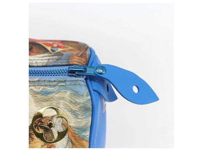 LOUIS VUITTON Coleção Masters RUBENS Bolsa Speedy 30 Azul M43305 Auth 165359SM - vista 19