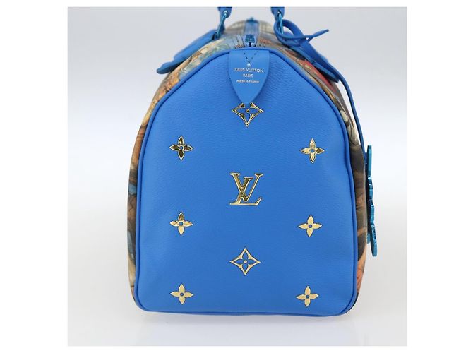 LOUIS VUITTON Coleção Masters RUBENS Bolsa Speedy 30 Azul M43305 Auth 165359SM - vista 3