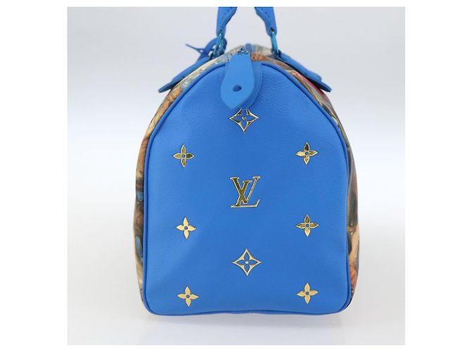LOUIS VUITTON Coleção Masters RUBENS Bolsa Speedy 30 Azul M43305 Auth 165359SM - vista 4