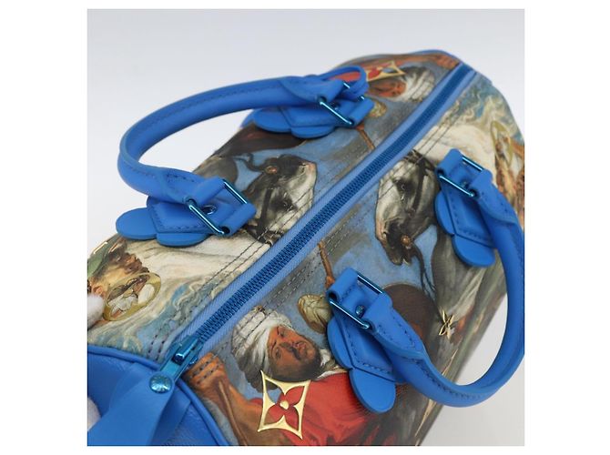 LOUIS VUITTON Coleção Masters RUBENS Bolsa Speedy 30 Azul M43305 Auth 165359SM - vista 6