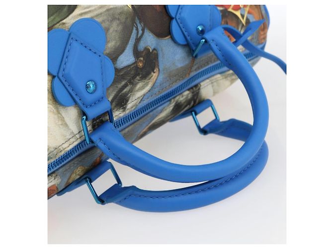 LOUIS VUITTON Coleção Masters RUBENS Bolsa Speedy 30 Azul M43305 Auth 165359SM - vista 7