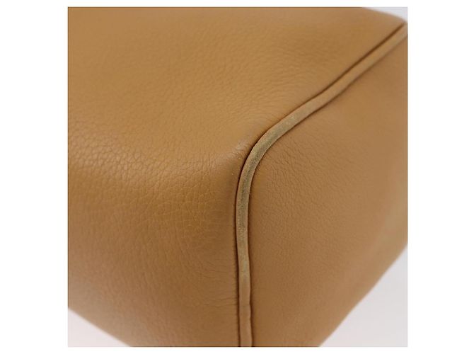 Borsa a Spalla PRADA in Pelle Marrone Oro Auth 172272 D'oro - vista 17