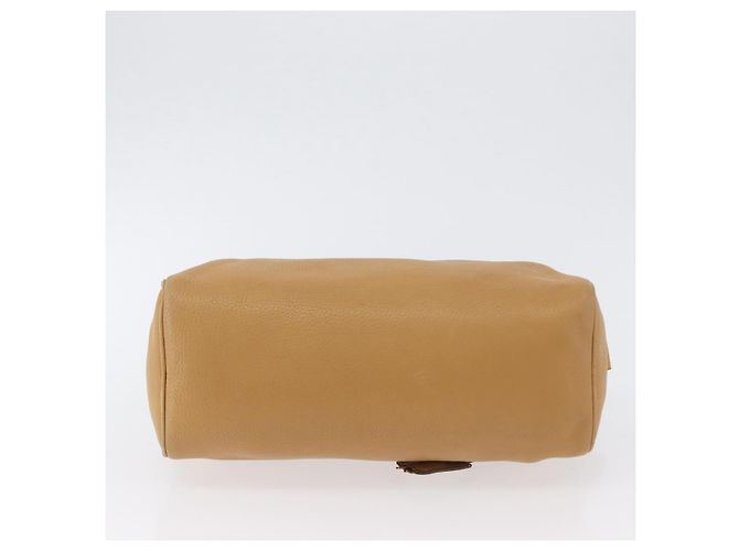 Borsa a Spalla PRADA in Pelle Marrone Oro Auth 172272 D'oro - vista 5