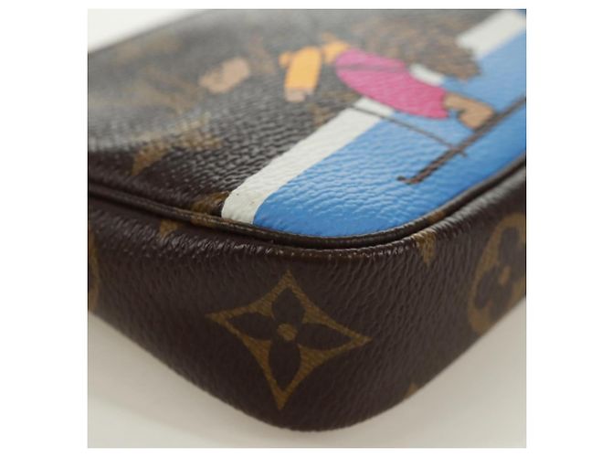 LOUIS VUITTON Mini Pochette Accessori Ski Bear Monogram M67769 171332M Monogramma - vista 14