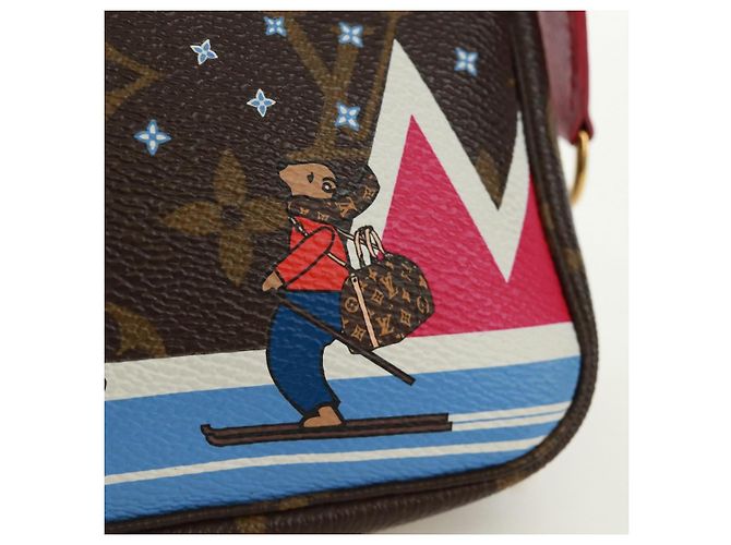 LOUIS VUITTON Mini Pochette Accessori Ski Bear Monogram M67769 171332M Monogramma - vista 19