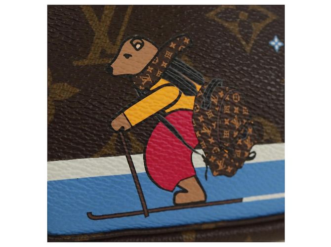 LOUIS VUITTON Mini Pochette Accessori Ski Bear Monogram M67769 171332M Monogramma - vista 20
