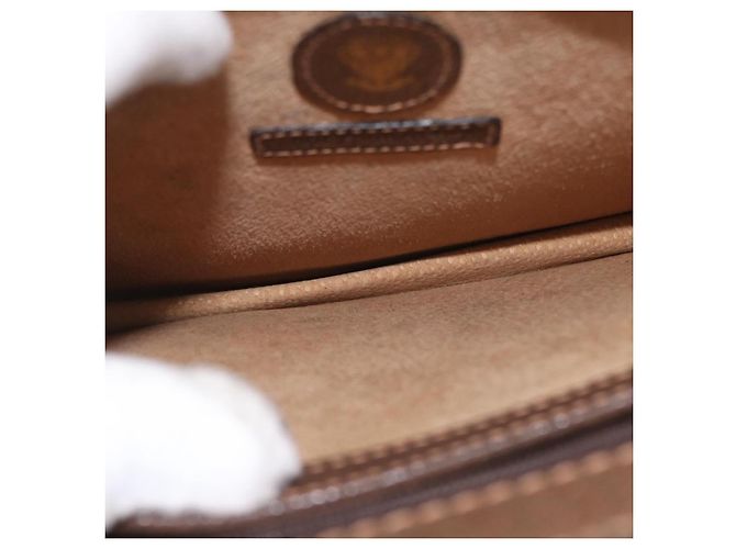 Gucci Borsa a Spalla in Pelle Marrone Oro Auth 170114 D'oro - vista 11
