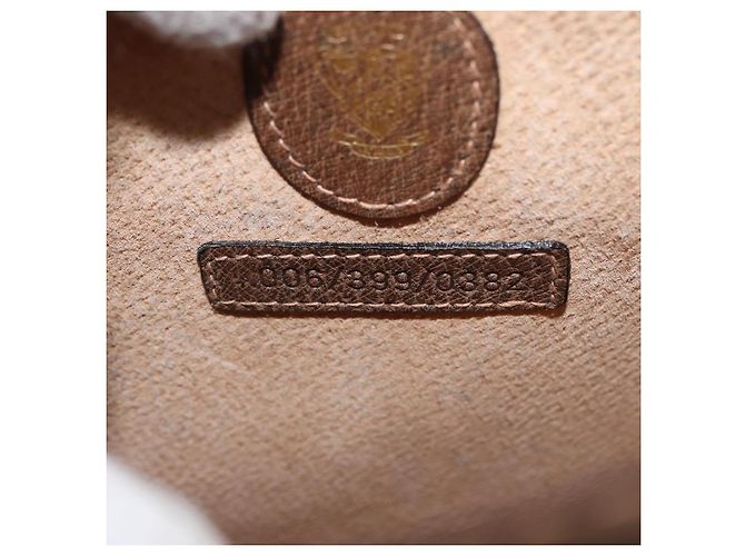 Gucci Borsa a Spalla in Pelle Marrone Oro Auth 170114 D'oro - vista 12