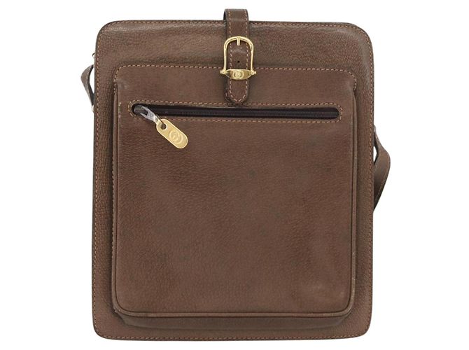 Gucci Borsa a Spalla in Pelle Marrone Oro Auth 170114 D'oro - vista 13