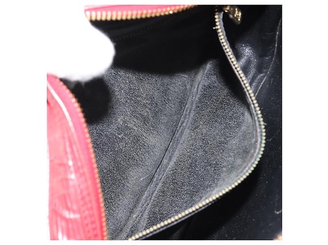 LOUIS VUITTON Bolso de Hombro Epi Jeune Fille MM Rojo M52157 LV Auth 171057 Roja - vista 11
