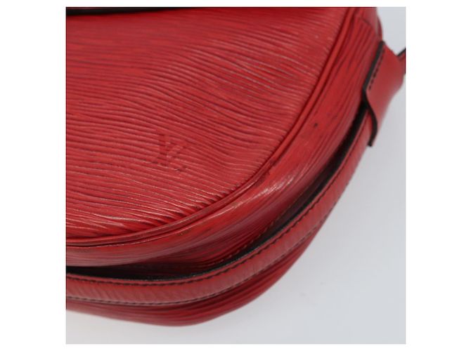 LOUIS VUITTON Bolso de Hombro Epi Jeune Fille MM Rojo M52157 LV Auth 171057 Roja - vista 14