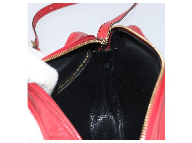 LOUIS VUITTON Bolso de Hombro Epi Jeune Fille MM Rojo M52157 LV Auth 171057 Roja - vista 20