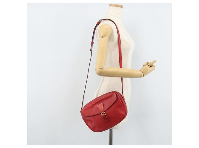 LOUIS VUITTON Bolso de Hombro Epi Jeune Fille MM Rojo M52157 LV Auth 171057 Roja - vista 24
