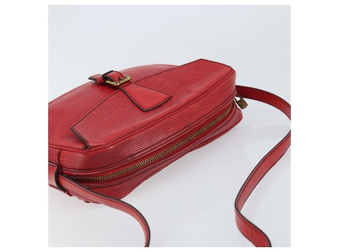 LOUIS VUITTON Bolso de Hombro Epi Jeune Fille MM Rojo M52157 LV Auth 171057 Roja - vista 6