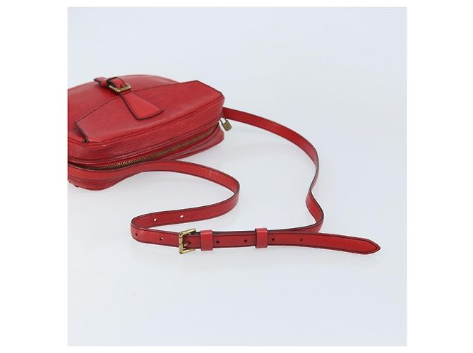 LOUIS VUITTON Bolso de Hombro Epi Jeune Fille MM Rojo M52157 LV Auth 171057 Roja - vista 7