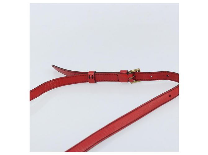 LOUIS VUITTON Bolso de Hombro Epi Jeune Fille MM Rojo M52157 LV Auth 171057 Roja - vista 8