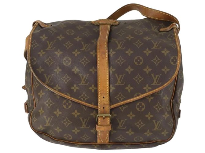 LOUIS VUITTON Borsa a Spalla Monogram Saumur 35 M42254 LV Auth BA10390 Monogramma - vista 13