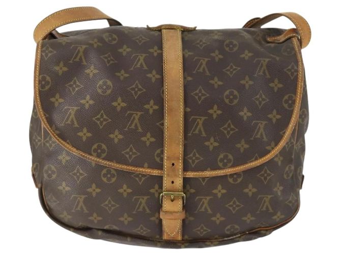 LOUIS VUITTON Borsa a Spalla Monogram Saumur 35 M42254 LV Auth BA10390 Monogramma - vista 2
