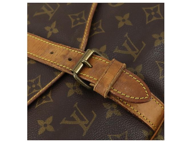 LOUIS VUITTON Borsa a Spalla Monogram Saumur 35 M42254 LV Auth BA10390 Monogramma - vista 21