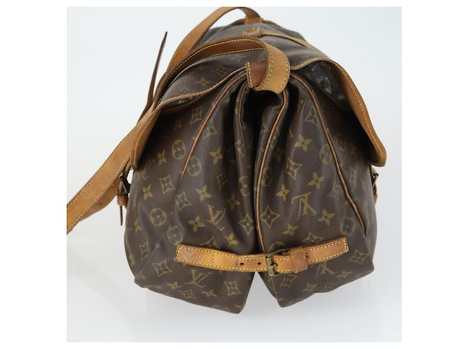 LOUIS VUITTON Borsa a Spalla Monogram Saumur 35 M42254 LV Auth BA10390 Monogramma - vista 3