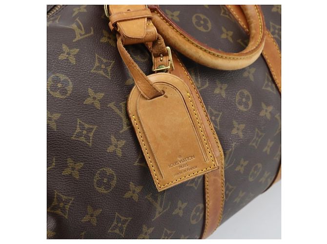 LOUIS VUITTON Borsa Boston Monogram Keepall 45 M41428 Auth LV ka2519 Monogramma - vista 19