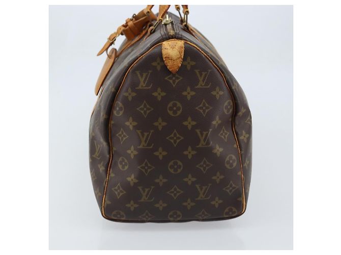 LOUIS VUITTON Borsa Boston Monogram Keepall 45 M41428 Auth LV ka2519 Monogramma - vista 4